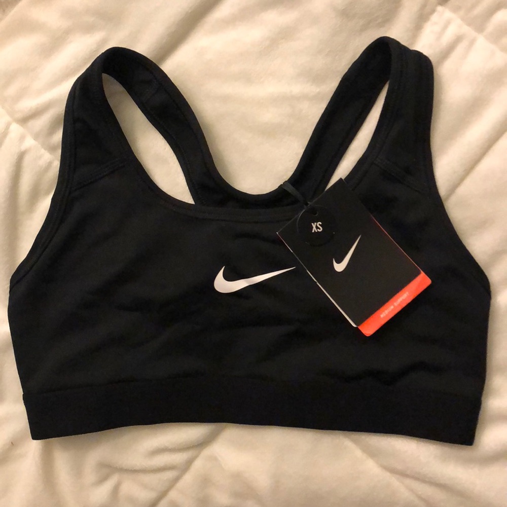 Never worn Black Nike Sports Bra